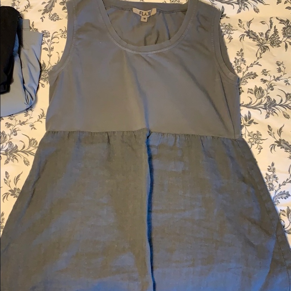 Flax linen tank
